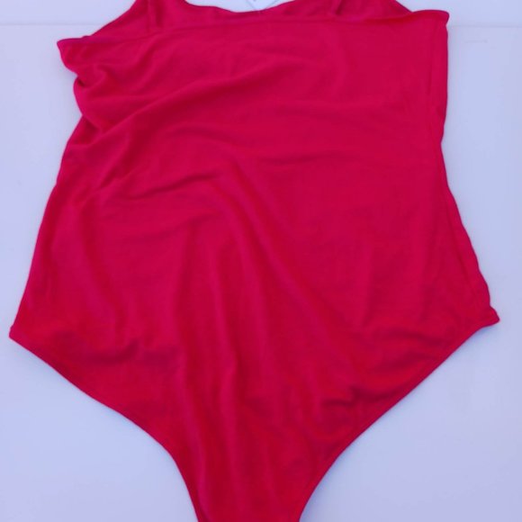 Active Basic Size L Red Women's Swim Suit - Picture 10 of 10